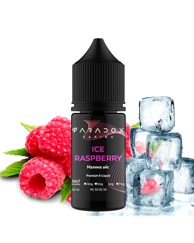 Рідина для под систем PARADOX Vaping 30 мл 50 мг зі смаком Ice Raspberry (Айс Малина)