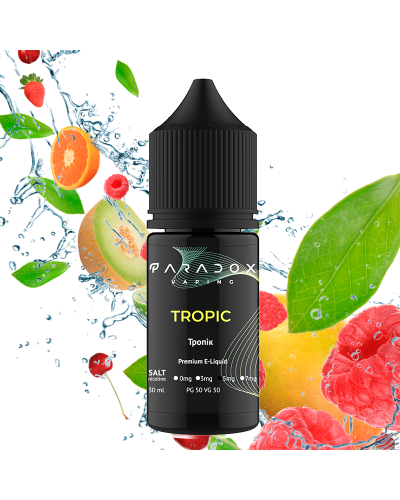 Жидкость для под систем PARADOX Vaping 30 мл 50 мг со вкусом Tropic (Тропик)