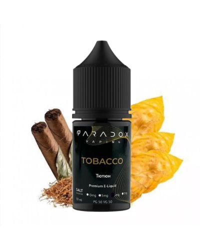 Рідина для под систем PARADOX Vaping 30 мл 50 мг зі смаком Tobacco (табак)