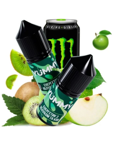 Жидкость YUMMY 30 мл 50 мг Энергетик с яблоком и киви