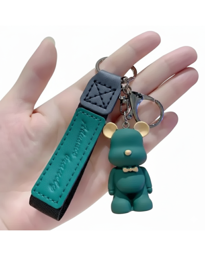 Брелок для ключей Cartoon Bear (Green) зелёный