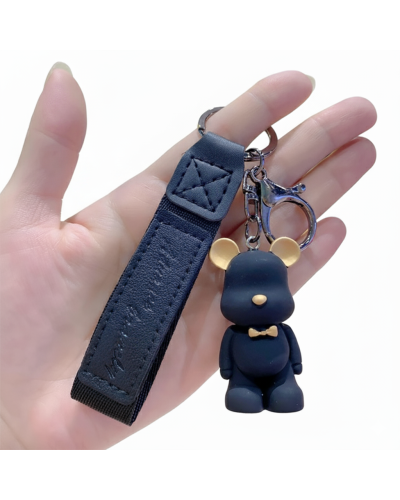 Брелок для ключей Cartoon Bear (Black) чёрный