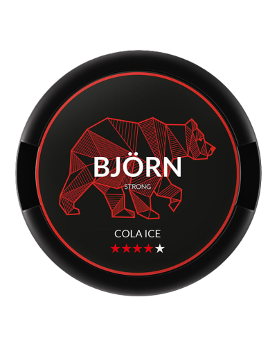 Снюс BJÖRN Cola Ice Strong нік 19,5 (Кола лёд)