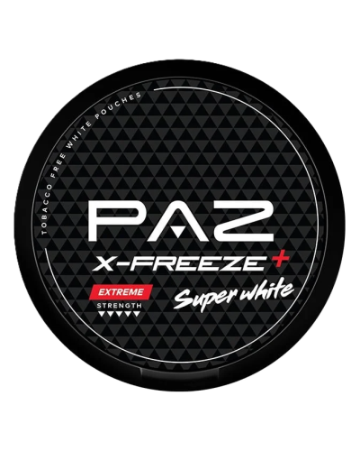 Снюс PAZ X Freeze Plus Extreme 28 mg (Холодна м’ята)