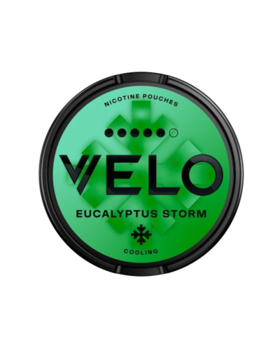 Снюс VELO Eucalyptus Storm Ultra (Евкалипт) 20шт (ник 20 мг)