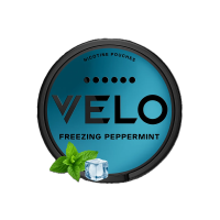Снюс VELO Freezing Peppermint Max (Холодная мята) 20шт (ник 24 мг)