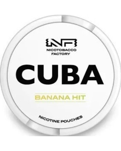 Снюс Cuba Banana hit 16 mg (Банан)