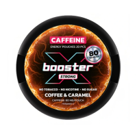 Кофеиновый снюс X BOOSTER 80мг Coffee & Caramel (кофе карамель) 20шт