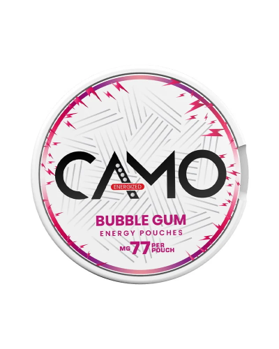 Кофеиновый снюс CAMO 77мг Bubble Gum (жвачка) 20шт