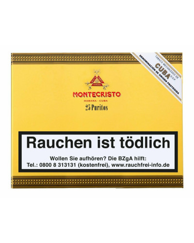 Сигарили Montecristo Puritos 25 (Куба) (25шт)