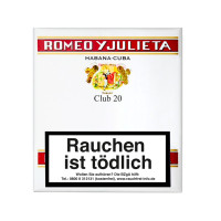 Сигариллы ROMEO Y JULIETA CLUB"20 (Куба) (20 шт)