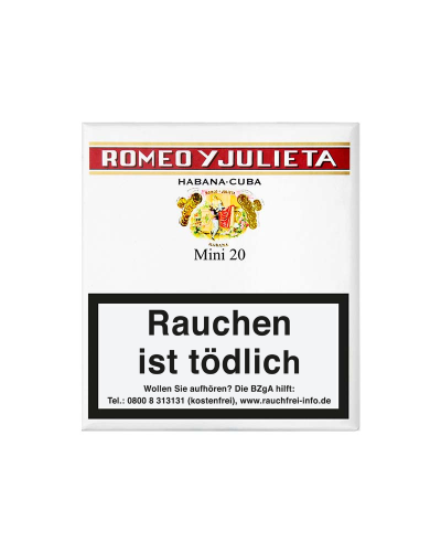 Сигарили ROMEO Y JULIETA Mini (Куба) 20 шт