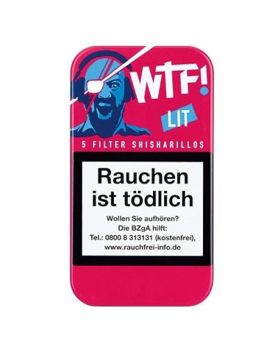 Сигарили WTF! SHISHARILLO LIT зі смаком ягід (5шт)