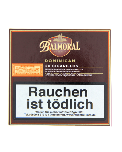 Сигарили BALMORAL Dominican Cigarillos (20шт)