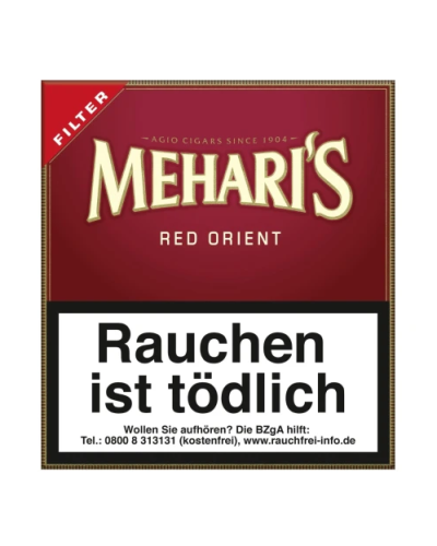 Сигарили Mehari`s Filter Red Orient (20шт)