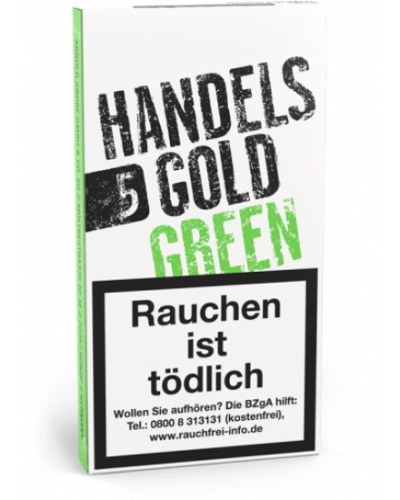 Сигариллы HANDELSGOLD GREEN (пач 5) яблоко