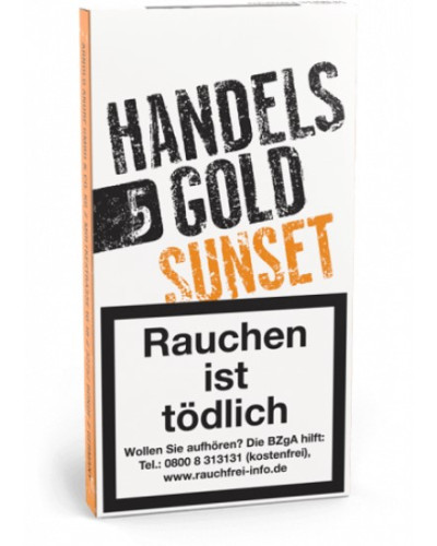 Сигариллы HANDELSGOLD SUNSET (пач 5) персик