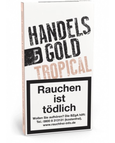 Сигариллы HANDELSGOLD TROPICAL (пач 5) кокос