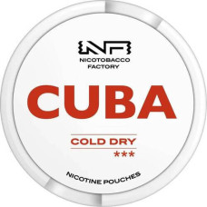 Снюс Cuba Cold dry 16 mg (Мята)
