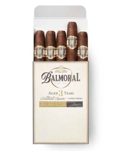 Сигары BALMORAL Aged 3 Years Short Сorona 5 (Доминикана) пачка 5 шт