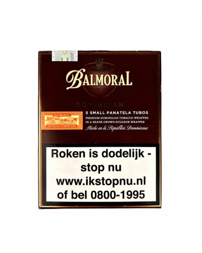 Сигари BALMORAL SMALL PANATELLA Tubos 5 (Домінікана) (5шт)