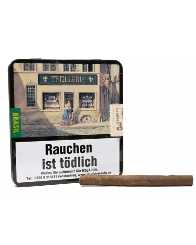 Сигари Brazil Trüllerie Sumatra Mini Blech. 10 шт. металева коробка