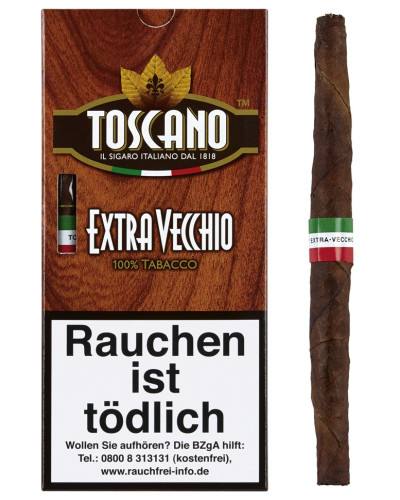 Сигары Toscano Extra Vencchio (Италия) пачка 5 шт