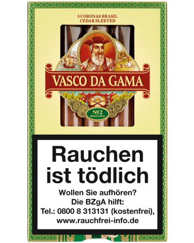 Сигари Vasco Da Gama №2 Maduro 5 (Бразилія) пачка 5 шт
