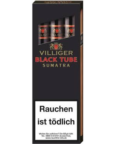 Сигары Villiger Black Tube (Суматра) (3шт)